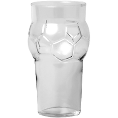 Beer glass “Football” glass 0.59l D=78,H=157,B=82mm clear.