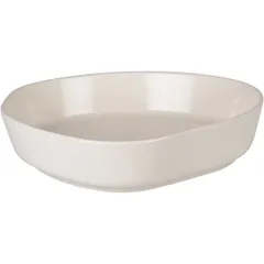Deep plate “Cream Nordic”  porcelain  D=21cm  white