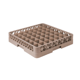 Кассета для бокалов «Проотель» 49 ячеек Dmax=63,Hmax=80мм полипроп. ,H=10,L=50,B=50см бежев.