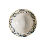 Салатник «Грэндма» фарфор 160мл D=160,H=42мм бежев.,синий