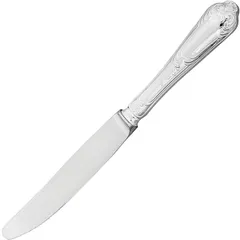 Нож столовый «Лурье» мельхиор,посеребрен. ,L=25,3см