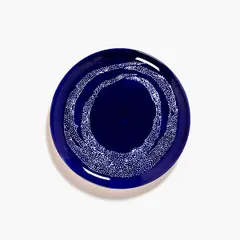 Тарелка «Фист» керамика D=265,H=20мм синий,белый