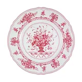 Тарелка «Нео Антирос» фарфор D=21см белый,красный