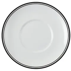 Saucer for cups 3141319 “Richmond”  porcelain  white, black