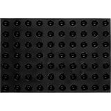 Форма кондитерская «Полусфера» [70 ячеек] силикон,стеклопласт. D=29,H=18,L=600,B=400мм черный