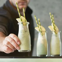 Бутылка стекло 207мл D=57,H=137мм прозр., изображение 4