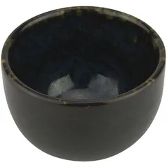 Sauce boat “Phobos” ceramics 70ml D=65,H=40mm black,blue