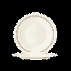 Тарелка «Каррарэ» стекло D=19,5см бежев.,песочн.