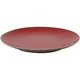 Тарелка «Лава» керамика D=21,5см красный,черный