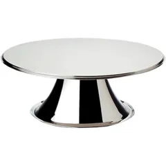 Cake stand stainless steel D=30,H=11cm metal.