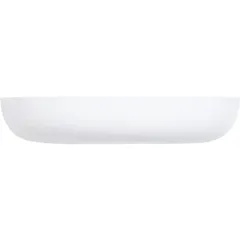 Тарелка глубокая «Эволюшнс Уайт» стекло 0,95л D=21,H=4см белый, изображение 2
