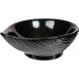 Соусник подсвечник стекло черный