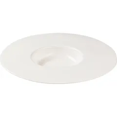 Тарелка для пасты «Афрос» кост.фарф. D=33,H=4см слон.кость, изображение 3