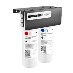 Фильтр для воды «RO-400 Lite V2» обратного осмоса c подоболочкой (ресурс 30 000 л) полипроп. 11л чер