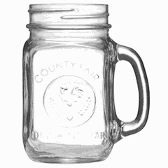 Кружка для пива «Банка» стекло 488мл D=65,H=130мм прозр.