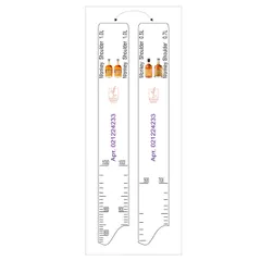 Bar ruler “Monkey Shoulder” 0.5, 0.7, 1 l  plastic , L=28, B=2cm  white