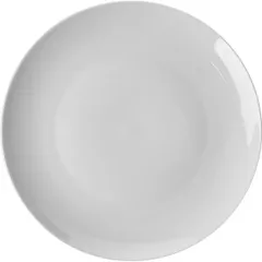 Тарелка «Линия» мелкая фарфор D=270,H=27мм белый
