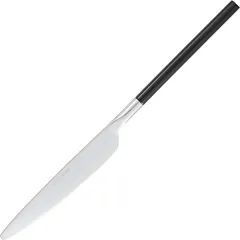 Table knife “District Silver Black Gloss”  stainless steel , L=225, B=18mm  silver, black