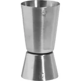 Jigger “Probar” 20/40 ml  stainless steel  D=45, H=75mm  silver.