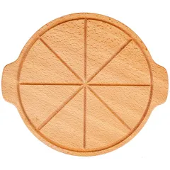 Доска для пиццы бук D=35см деревян.