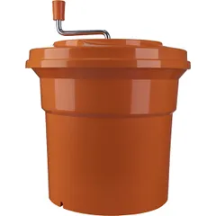 Центрифуга для сушки зелени пластик 25л D=41,5,H=40см оранжев., изображение 2