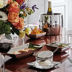 Корзина для хлеба «Линеа кью» сталь нерж. ,H=51,L=240,B=120мм металлич., изображение 3