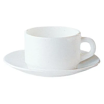 Чашка чайная «Эмпайлэбл» стекло 200мл D=78мм белый, изображение 2