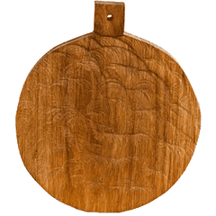 Доска для подачи «Снег» светлый дуб D=24,H=3,L=4см