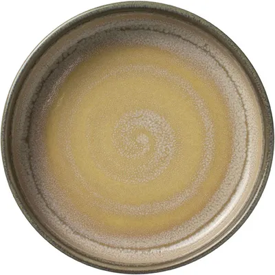 Тарелка «Аврора Революшн Гранит» с бортом фарфор 1,065л D=165,H=45мм бежев.,коричнев., изображение 2