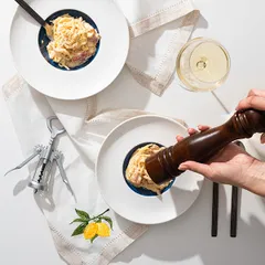 Мельница для перца металлический механизм дерево D=6,H=25см тем.дерево, изображение 2