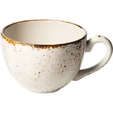 Чашка чайная «Крафт Вайт» фарфор 455мл D=120/45,H=85мм белый,коричнев.