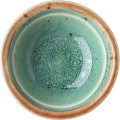 Соусник «Эрбосо Реативо» фарфор 30мл D=60,H=25мм бирюз.,бежев., изображение 2