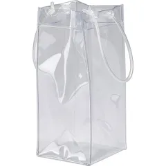 Пакет д/вина пластик ,L=25см прозр.