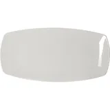 Блюдо «Опшенс» прямоугольное фарфор ,H=15,L=405,B=205мм белый