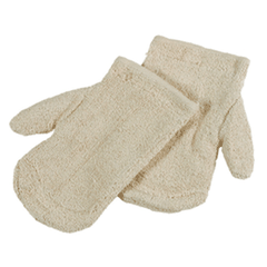 Protective gloves  cotton , L=31, B=14cm  beige.