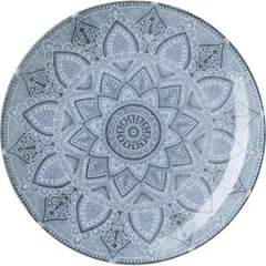 Plate “Babylon”  porcelain  D=175, H=20mm  blue, dark blue.