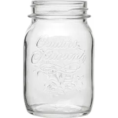 Jar "Quattro Stagioni" round without lid  glass  0.5 l  D=92, H=136mm  clear.