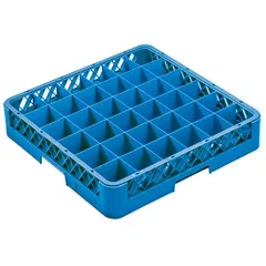 Кассета для бокалов «Проотель» 36 ячеек Dmax=73,Hmax=80мм полипроп. ,H=10,L=50,B=50см голуб.