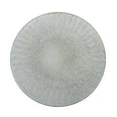 Тарелка «Ритм» плоская керамика D=215,H=15мм серый