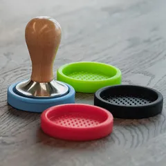 Подставка для темпера силикон D=62/74мм голуб., изображение 2