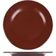 Тарелка «Шоколад» мелкая фарфор D=24,H=2см тем.корич., Диаметр (мм): 240