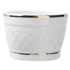 Salad bowl for compliment “Aphrodite”  porcelain  65 ml  D=60, H=45mm  white, gold