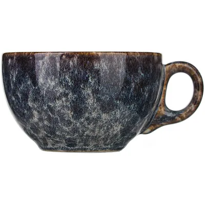 Чашка чайная «Стоун» фарфор 260мл ,H=7см синий,коричнев., изображение 2