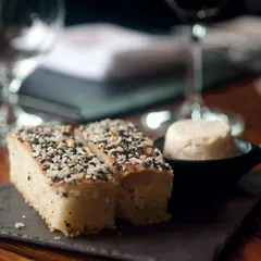 Блюдо для подачи «Базальт» фарфор ,L=15,B=15см черный,матовый, изображение 3