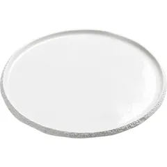 Plate “Coral” small  porcelain  D=15cm  white