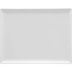 Dish “San Marino” rectangular  porcelain , L=31, B=24cm  white