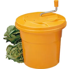 Centrifuge for drying greens  plastic  25 l  D=43, H=60 cm  orange.