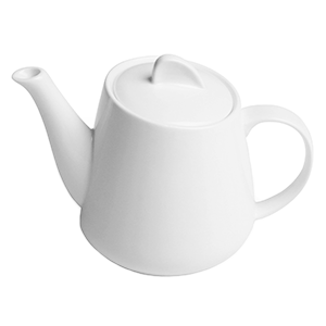 Чайник заварочный «Перла» фарфор 0,5л белый, Объем по данным поставщика (мл): 500