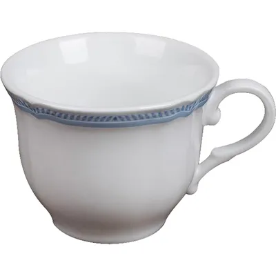 Чашка чайная «Опера Аида» фарфор 230мл D=93,H=70мм белый,голуб.