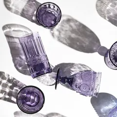 Олд фэшн (стакан) стекло 250мл D=8,H=10см фиолет., изображение 2